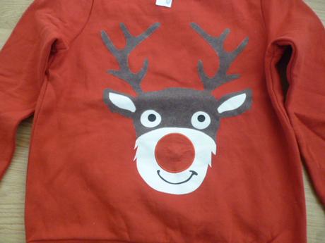 Vánoční mikina vel.9-10, 140