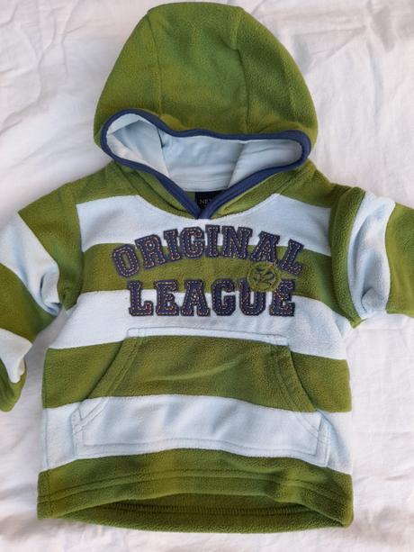 Fleecová mikina next 6-9 měsíců, next,74