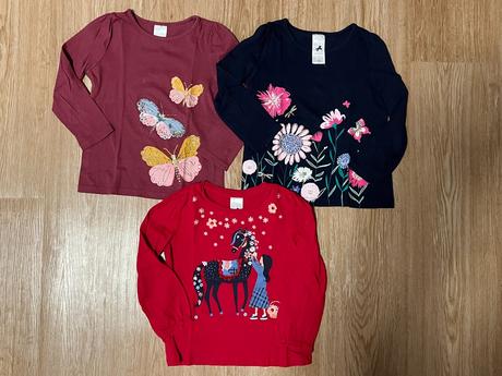 Dívčí jarní/podzim set - trika, kalhoty aj., c&a,98