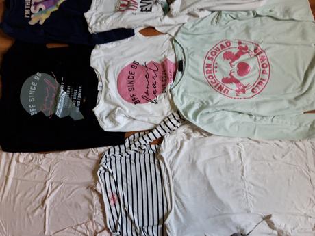 11x triko tričko i jednotlivě 146/152, 146