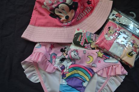 Set plavky,klobouk ,3x kalhotky v.122, disney,122