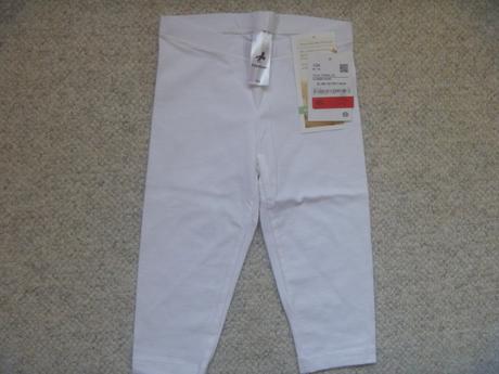 Nové bílé tříčtvrteční legíny zn. c&a vel. 104, c&a,104