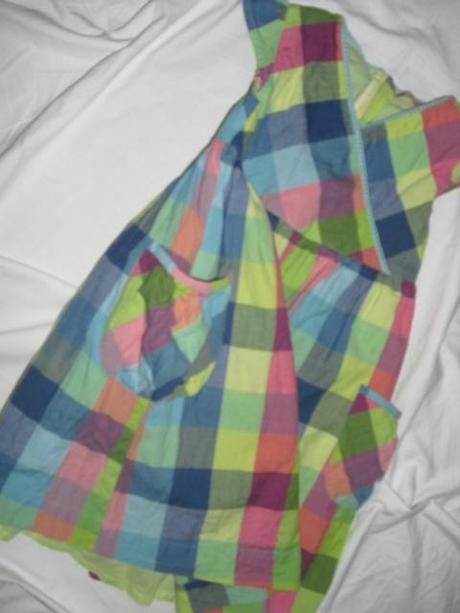 Nádherné kostkované duhově šaty, john lewis,110