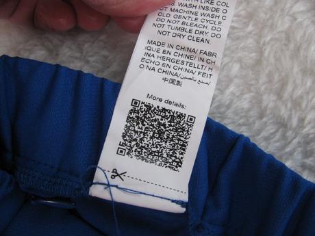 Dívčí modrá skládaná sukně, 146