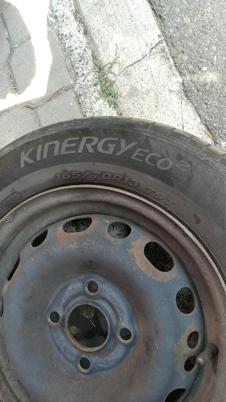 2x disky+letní pneu r13, hankook, 