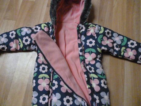 Zimní kombinéza 6-9 m s rukavičkama, 74