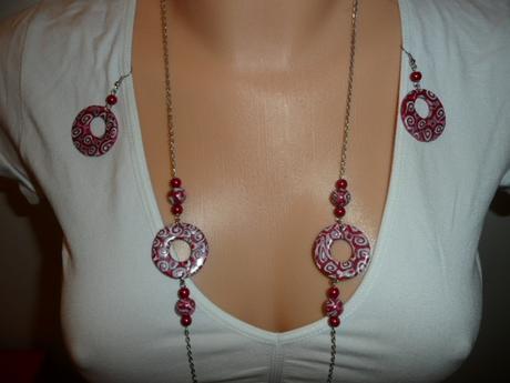 Set řetízek - náhrdelník + náušnice,