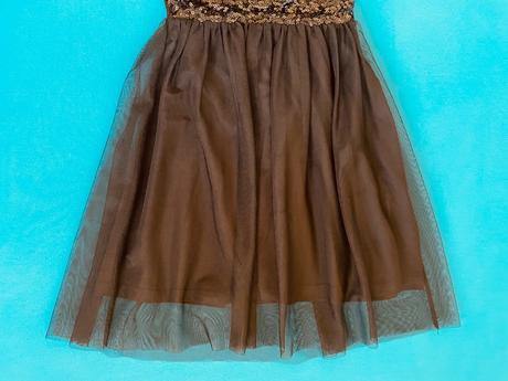 Šaty s flitry 8-10 let, h&m,140