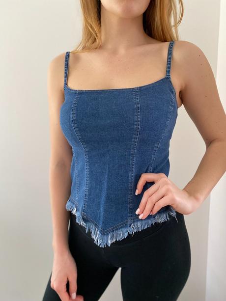 Džínové tílko, vel. s, s