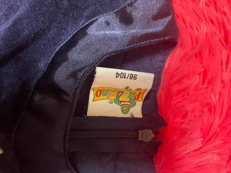 Dívčí saténové šaty papagino 98/104, 98