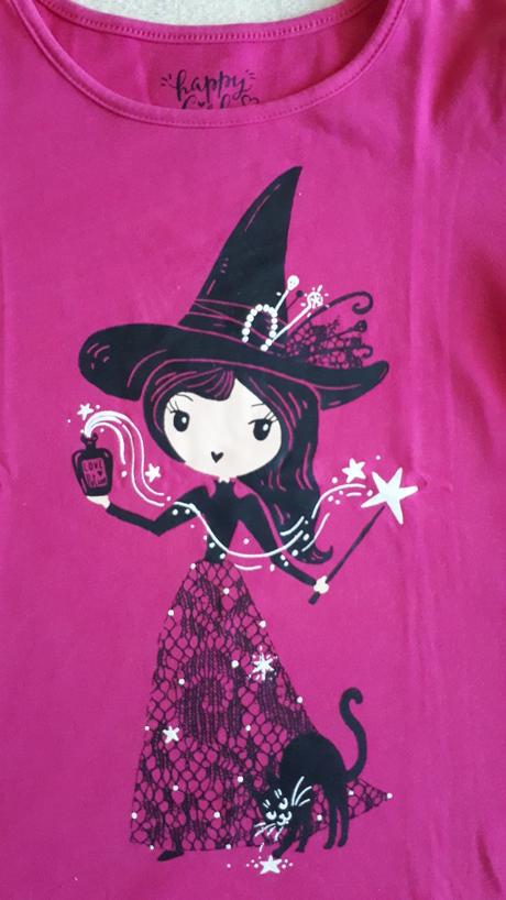 Dětské tričko čarodějnice, halloween, vel.122, c&a, c&a,122