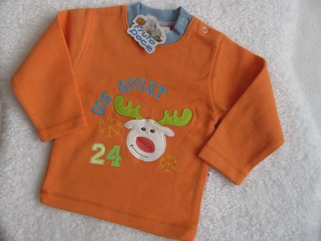 Krásné kojenecké oranžové tričko, 80
