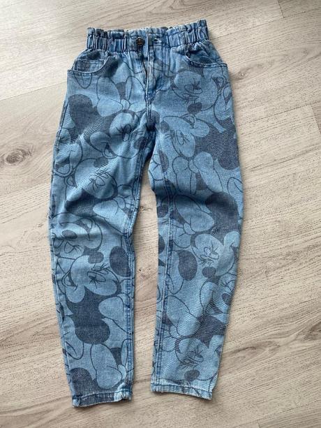 Pěkné jeansy minnie velikost 134, 134