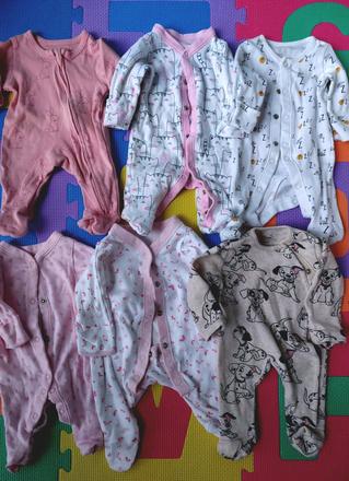 6x overal na spaní vel.50-56, 50