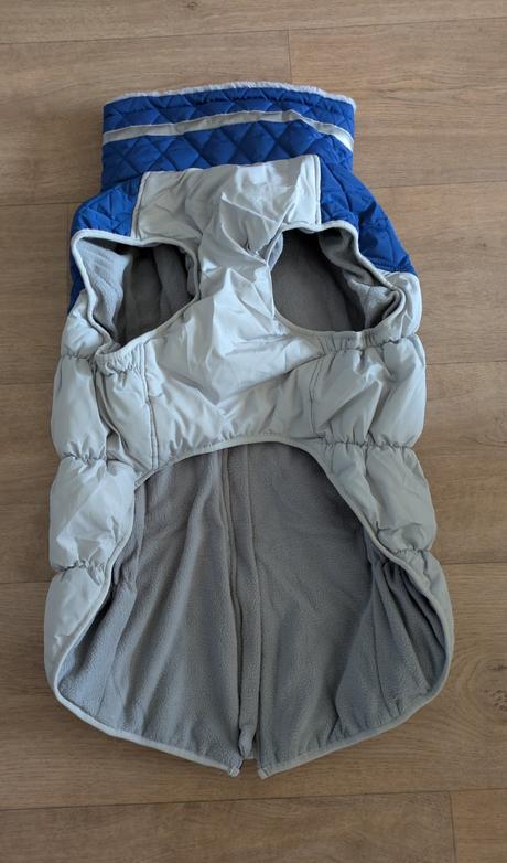 Ka504 teplá bunda pro psy 3xl, délka zad 68 cm, 