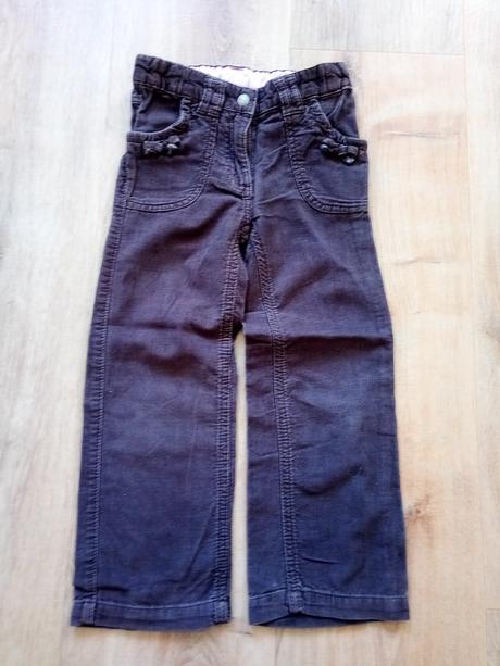 2 x manžestrové kalhoty, vel 110/116, caa, ga, c&a,110