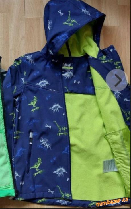 Softshellová bunda, dino, přechodová, 140, c&a,140