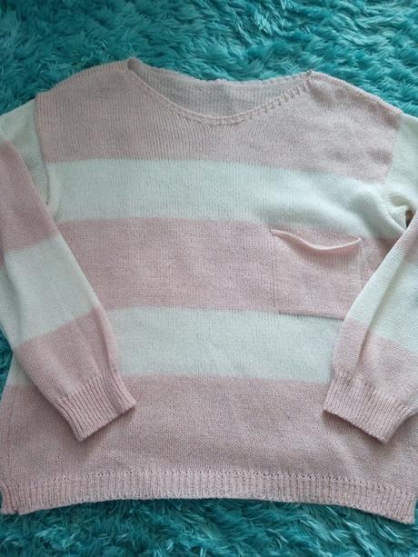 Svetr pruhovaný vel.s/m, s