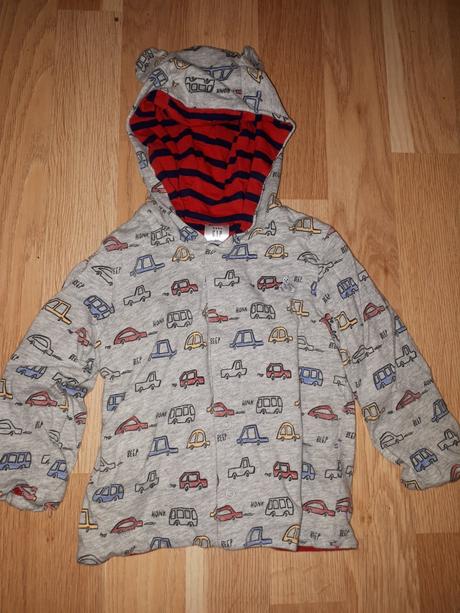 Šedý mikina gap 6-12m, gap,74