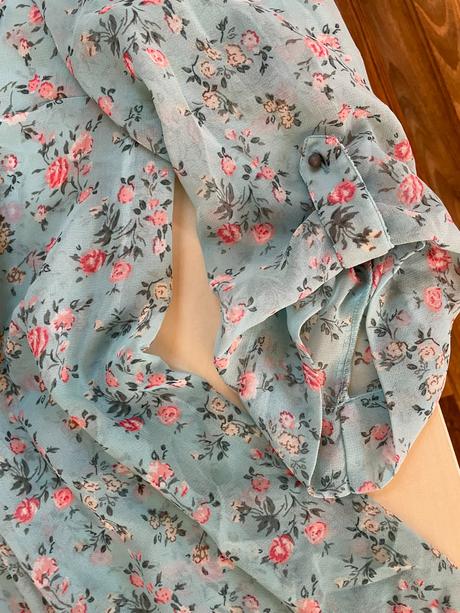 Květinkový vintage top, vel asi 14 xxl, being casu, xxl