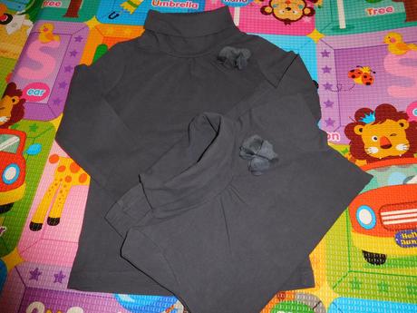 Rolák s kytičkou vel. 98/104 pro dvojčata, 98