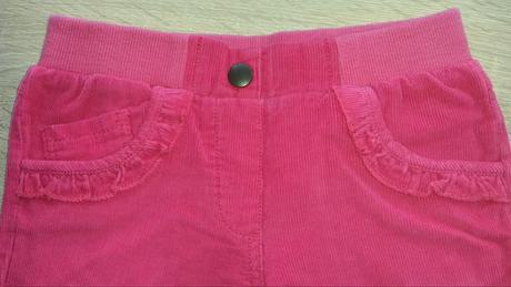 Růžové manšestráky ff vel. 110, f&f,110