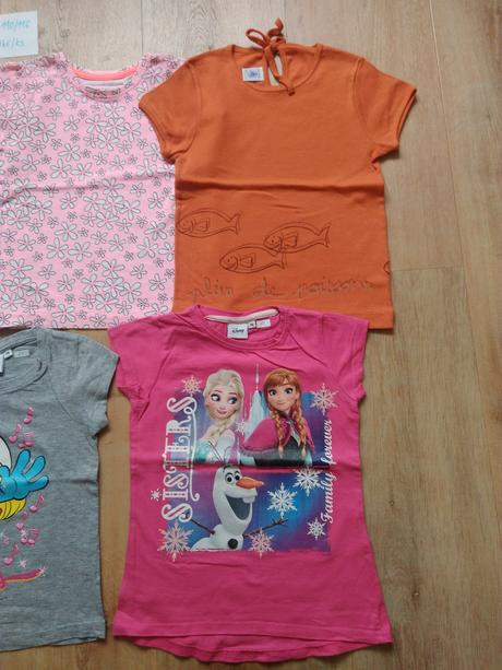 4 x tričko, disney,petit bateau,yd,next,v. 110/116, next,116