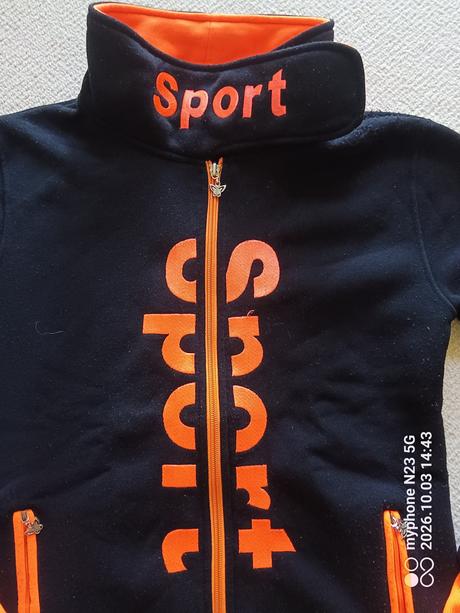 Mikina s neón nápisem zn."vt fashion" vel."l", l