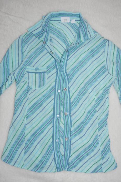 Tyrkysova kosile s pruhy mng, mango,s