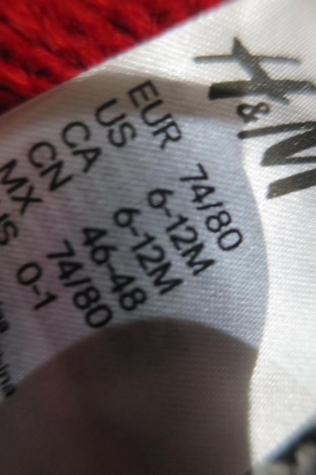 Vyteplená čepička, h&m,74