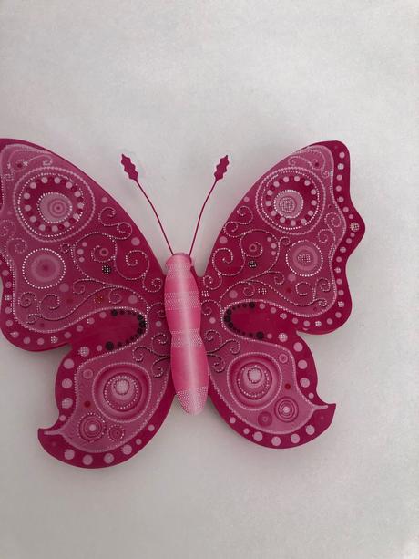 Dekorace motylu do detskeho pokojicku na zed,skrin, 