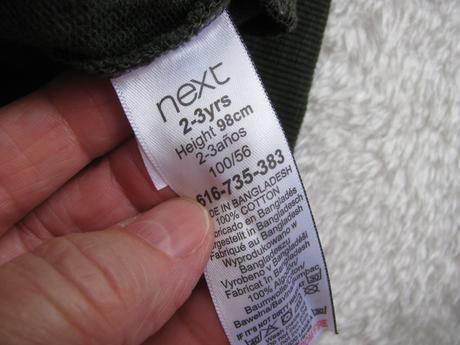 Chlapecká tmavě zelená bavlněná mikina se zebrou, next,98