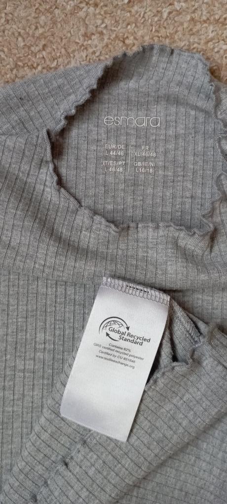 Šedé tričko zn."esmara" vel."l/44-46", esmara,l