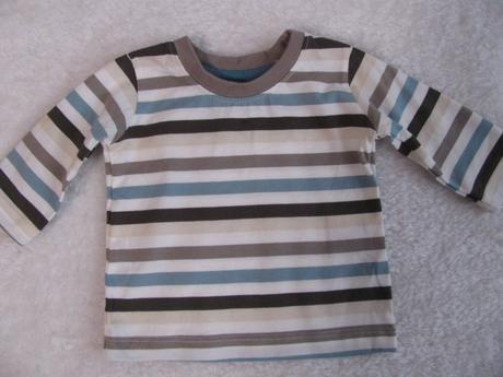 Bavlněné pruhované tričko, matalan,56