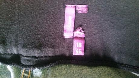 Těhotenské džíny 3/4, 46