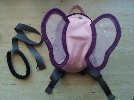 Littlelife růžový fialový dětský vodící batoh batů,