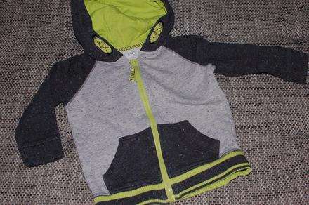 Melírová mikina ff s neonovými detaily, 92, f&f,92