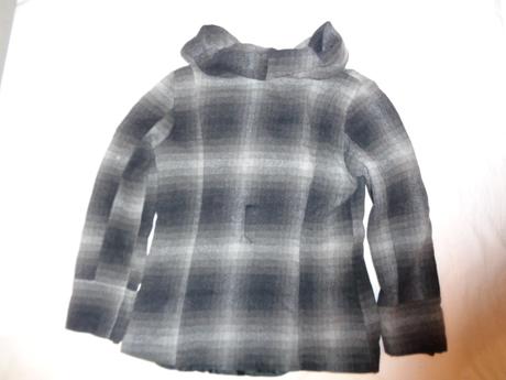 Super šedý kabátek - mírně vyteplené - přechodovka, l