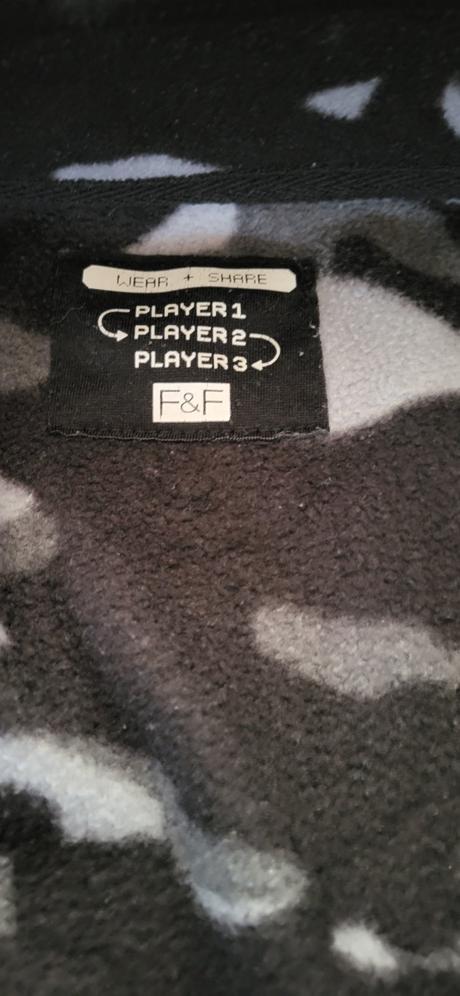 Fleesová maskovací mikina vel. 152 zn. faf, f&f,152