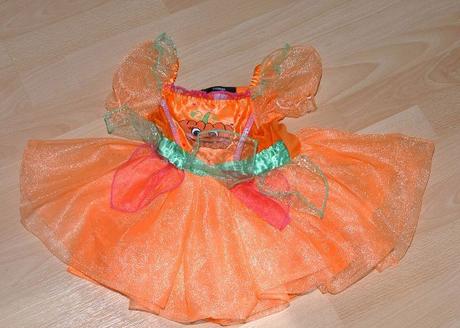 Karnevalové šaty kostým halloween dýňová víla, 