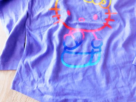 Dívčí bavlněné triko-dlouhý rukáv, sanrio,110