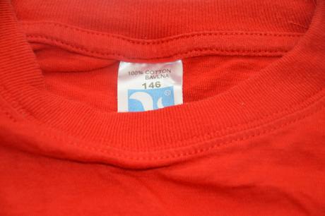Bavlněné triko dl. rudáv, 140