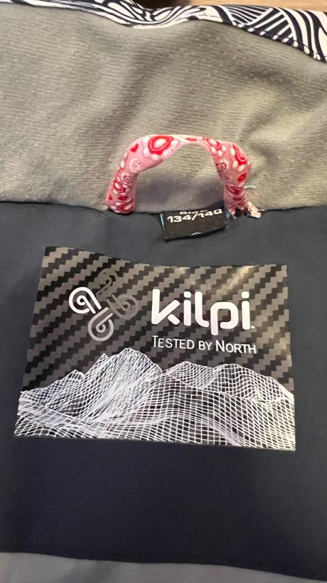 Zimní lyžařská bunda kilpi 134/140, 134