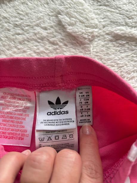 Leginy kojenecké zn. adidas - v.3/6 měs., adidas,68