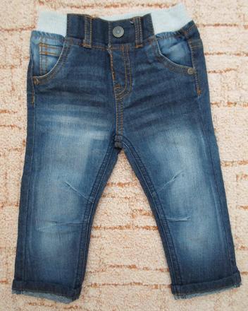 Modré kalhoty rifle džíny f&f s elastenem, f&f,74