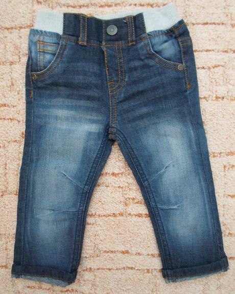 Modré kalhoty rifle džíny f&f s elastenem, f&f,74