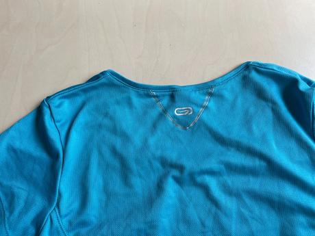 Modré sport triko, vel 38/m, kalenji, m