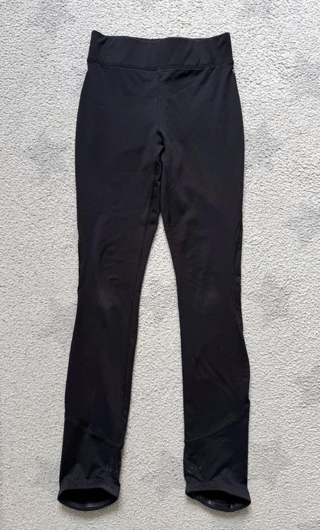 Kalhoty na krasobruslení axelys černé 12 let, decathlon,140