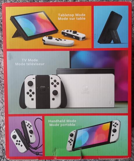 Nintendo switch oled white, 