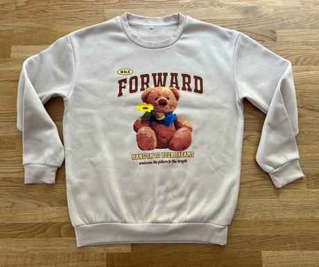 Mikina s medvěděm shein vel. s, s